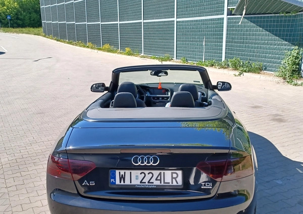 Audi A5 cena 58900 przebieg: 289000, rok produkcji 2012 z Warszawa małe 497